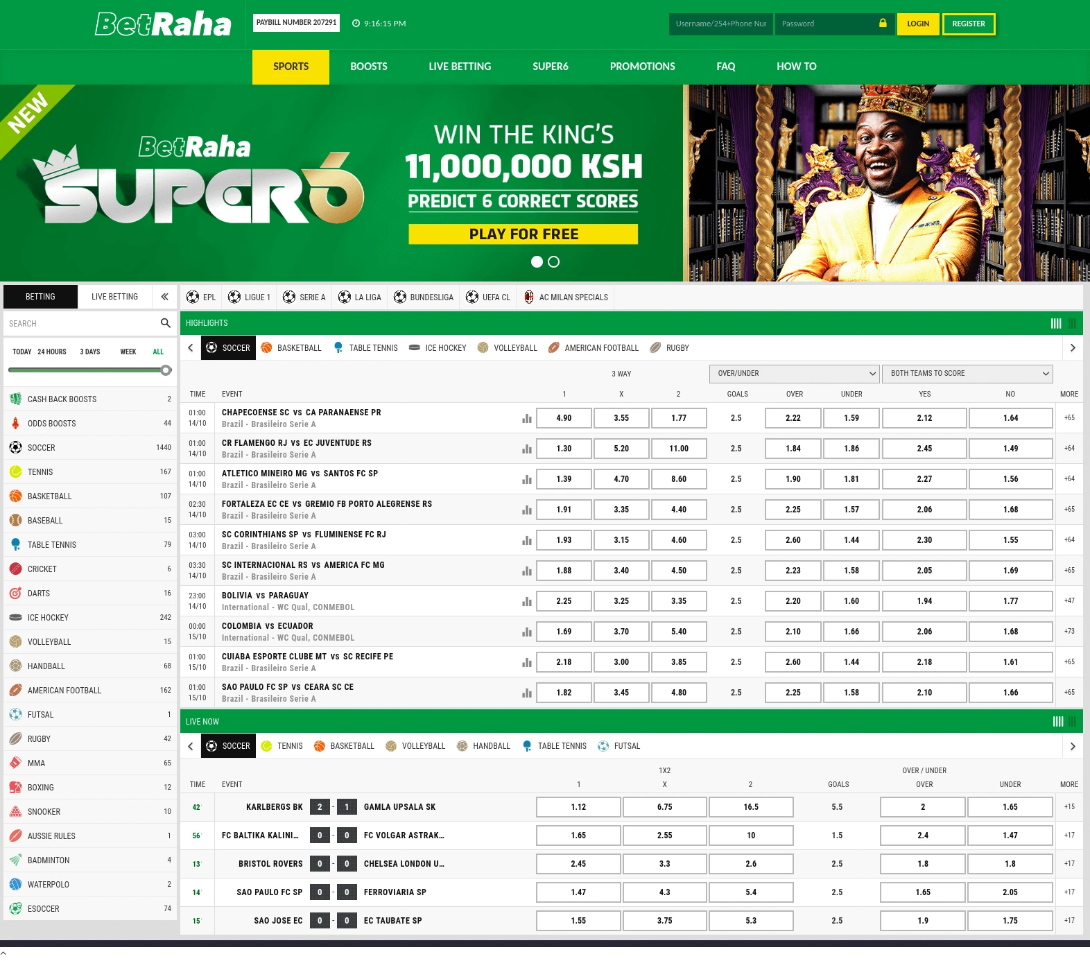 Betraha Kenya sports betting company