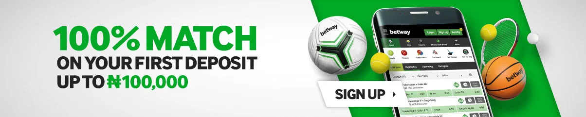Betway Nigeria welcome bonus